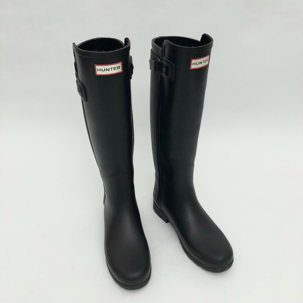 Hunter Refined slim fit rain boots (like new)